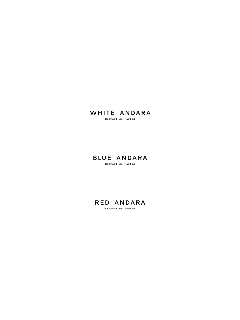 ANDARA DISCOVERY SET - Extrait de Parfum