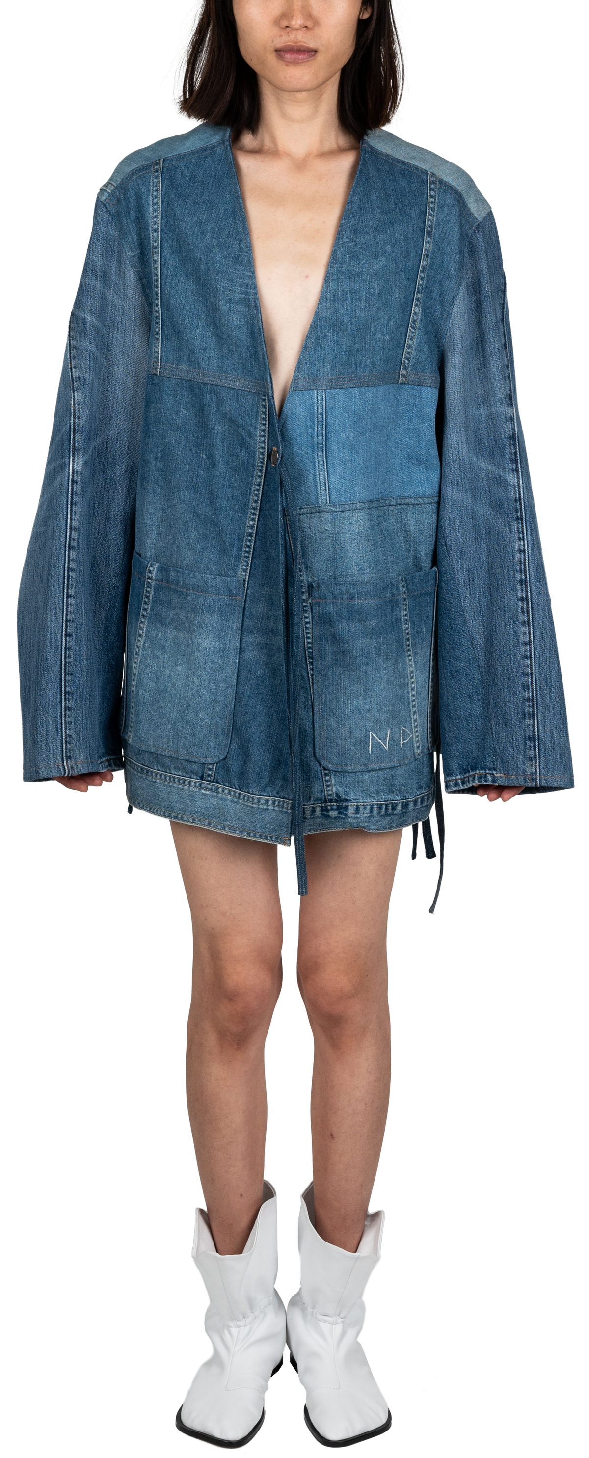 SPAGO JACKET - SALVAGED DENIM