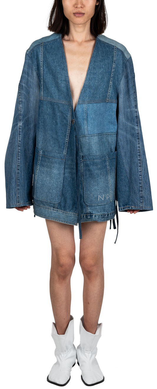 SPAGO JACKET - SALVAGED DENIM
