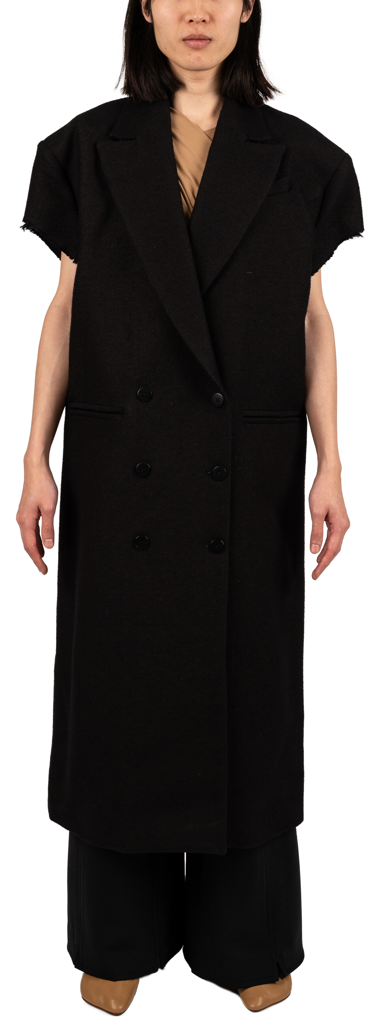 TAGLIO COAT - HERRINGBONE MELANGE WOOL
