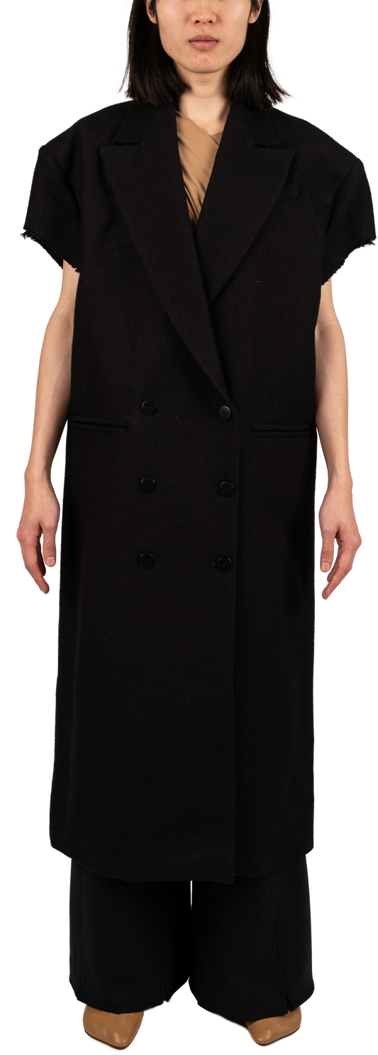TAGLIO COAT - HERRINGBONE MELANGE WOOL