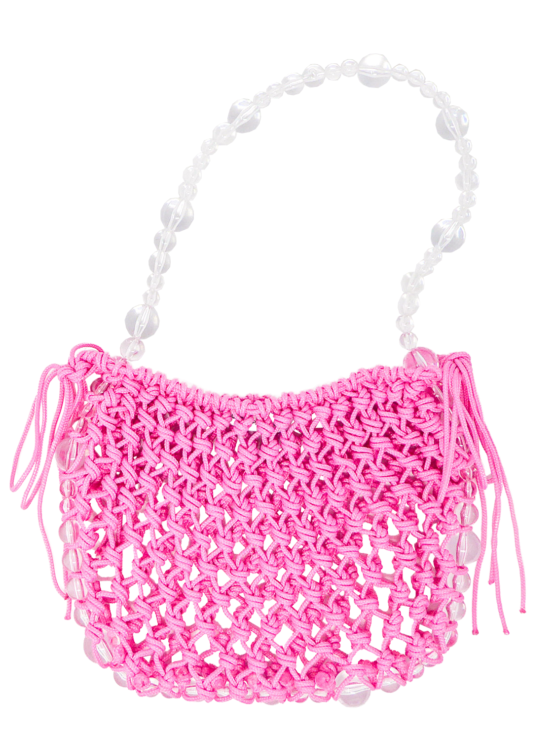 GOCCIA MINIBAG  - NYLON CORD, RESIN BEADS