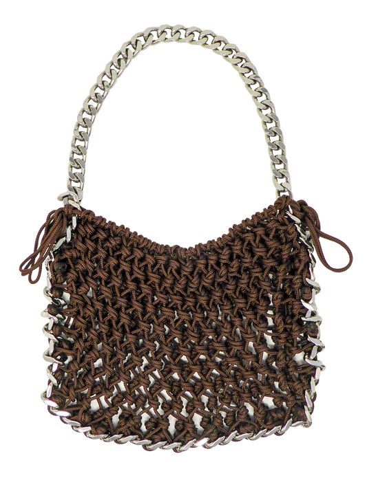 CATENA MINIBAG  - NYLON CORD, ALUMINIUM CHAIN