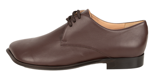 OBLIQUA DERBIES - CALFSKIN LEATHER