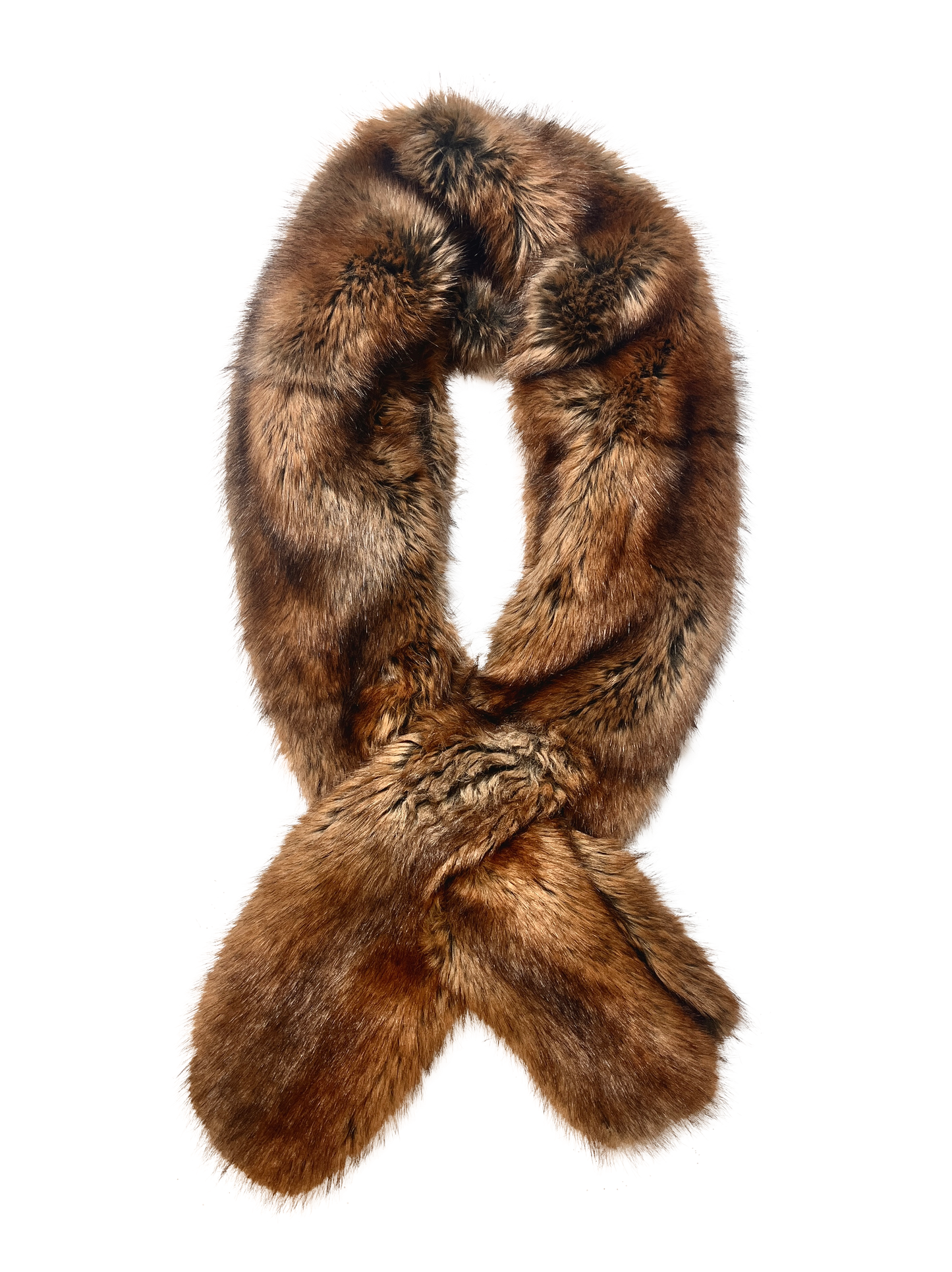 VOLPE STOLE - FAUX FOX FUR