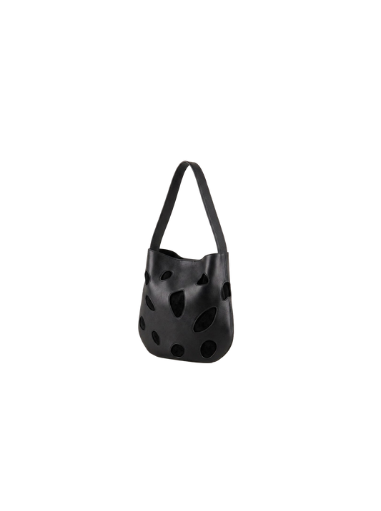 BUCHI HOBO BAG - Calfskin Leather / Suede
