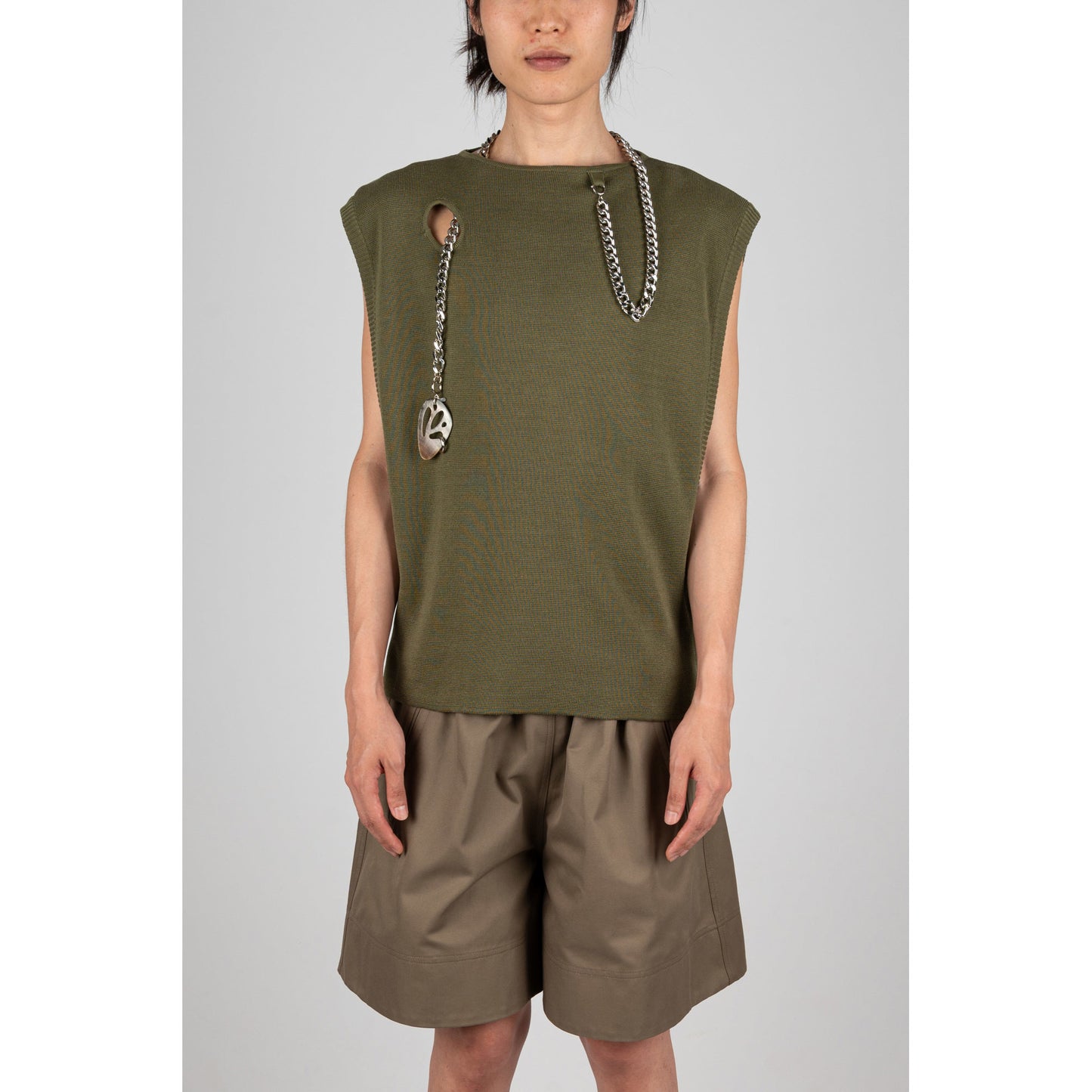 ANCORA KNIT VEST - Cotton Yarn